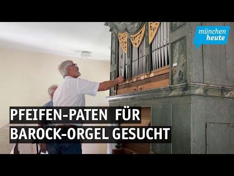 Pfeifen-Paten gesucht – die Barock-Orgel von Achering soll gerettet werden