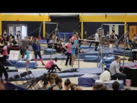 3-6-16 Girl Power Meet L4 Bars Routine