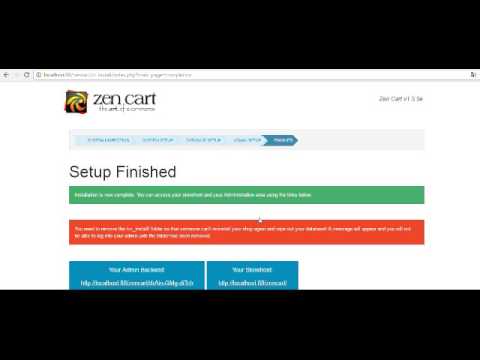 Zen cart install on PHP 7.1.1