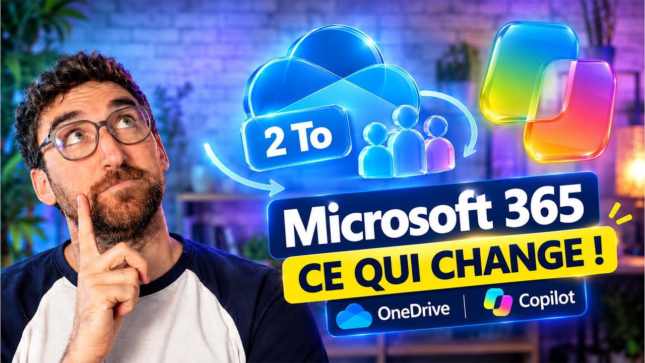 Microsoft 365 Famille : ce qui change pour OneDrive et Copilot ! 📎