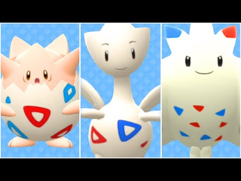 FULL TOGEPI EVOLUTION TEAM! Shiny Togepi, Shiny Togetic, Shiny Togekiss Moveset