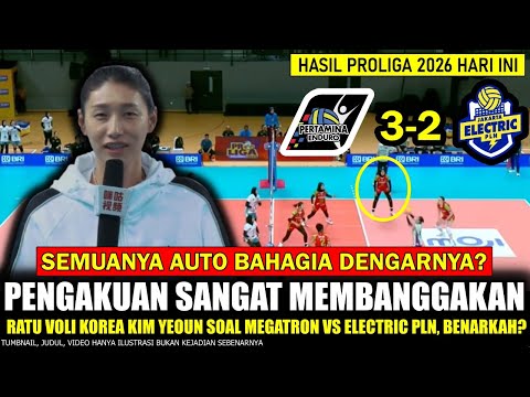 🏐 VIRAL SE-ASIA‼️Ratu Voli Korea Kim Yeon NGAKU MANTAB Megawati Pertamina Enduro vs Electric PLN?