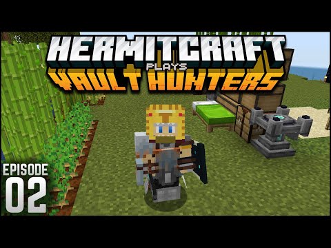 EPIC SOLO VAULT MISSIONS!! | Hermitcraft Vault Hunters - Ep. 2