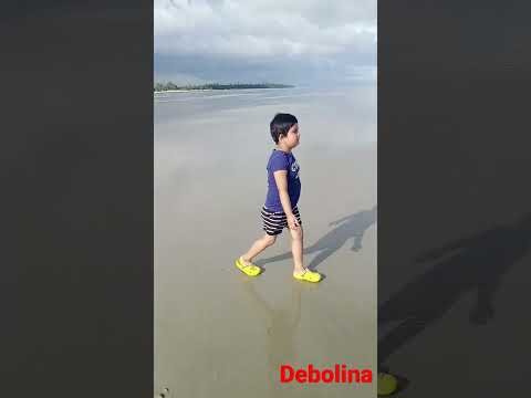 Debolina's Diary Funny Moment|| Bakkhali Bay of Bengal Sea Beach||Masti time|| Nature game