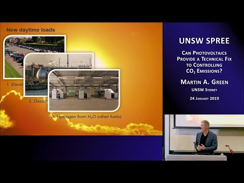 UNSW SPREE 201901-24 Martin Green - Can Photovoltaics fix CO2 emissions?