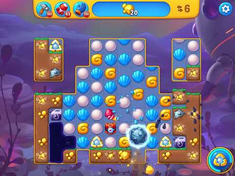 Fishdom level 6371 no boosters フィッシュダム ノーマル [Friend's]