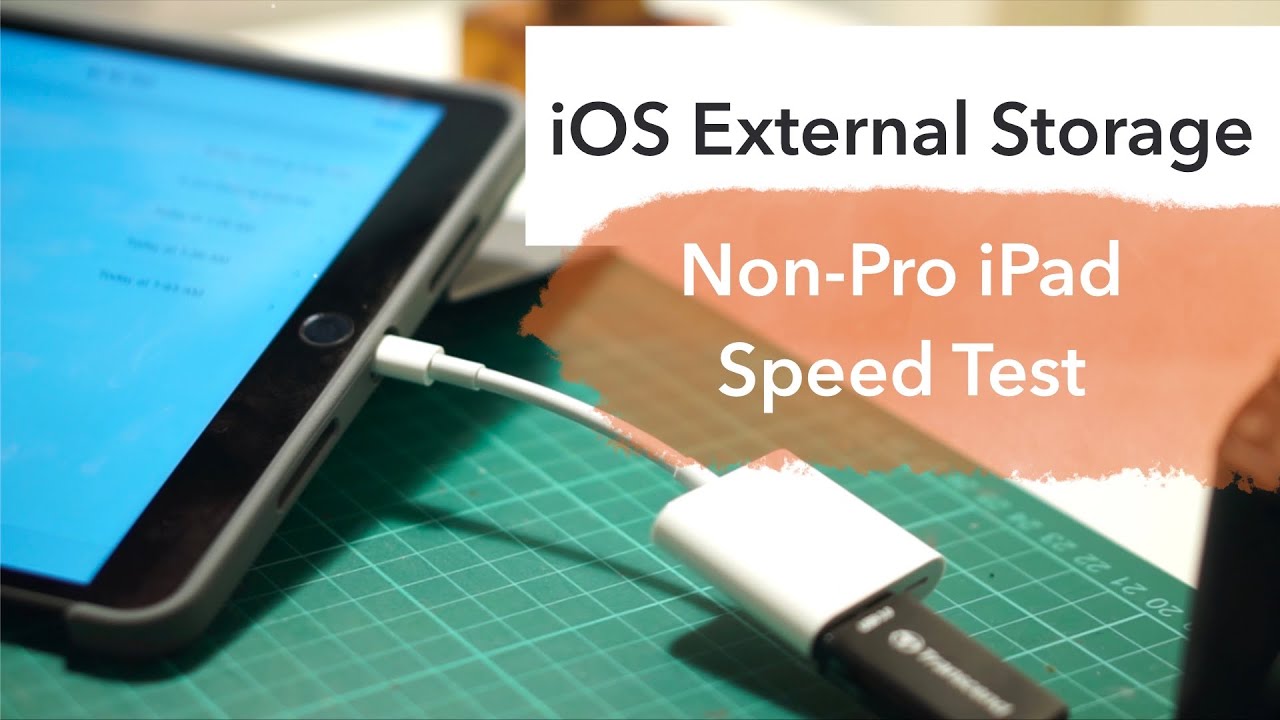 External Storage Speed Test on Non-Pro iPad models with Lightning Port | iPad Air 3 (2019)