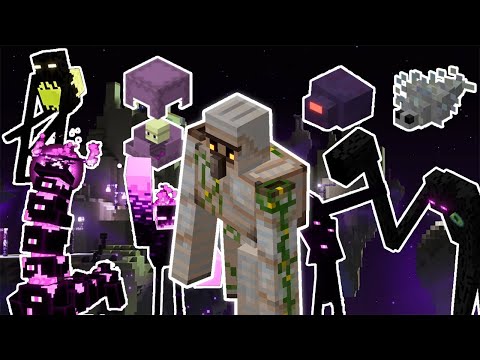 IRON GOLEM VS ALL ECHOING VOID MOBS | MINECRAFT DUNGEONS