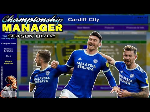 Championship Manager 01/02 | Cardiff City Season Long Gameplay