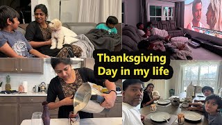 Family of 5 Thanksgiving celebration Day in my life with our puppy ~Morning to Night~Family Traveler