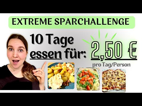 sehr günstig essen || 10 Tage für 25€