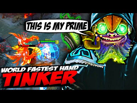 GRAND MASTER SF MEET UTRA FAST HAND TINKER | DOTA 2 7.30b UPDATE | TINKER GAMEPLAY