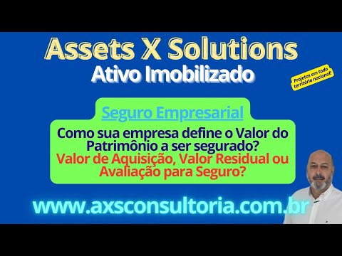 Como definir o Valor do Seguro para o Ativo Imobilizado? Consultoria Empresarial Passivo Bancário Ativo Imobilizado Ativo Fixo