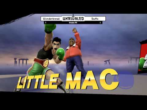 Unrivaled 2 WiiU - Duffo (Little Mac) vs Wonderbread (Pink) - Winners R3
