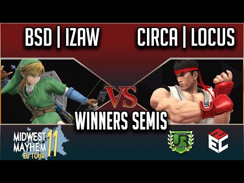 Midwest Mayhem 11 POOLS WINNERS SEMIS - BSD | IzAw (Link) vs Circa | Locus (Ryu)