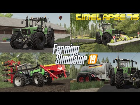 The NEW tractor! 🤩 FIRST USE of new FENDT 824 Turboshift! 💪🏽🔥🚜💨| [FS19] - Timelapse #75 Geiselsberg