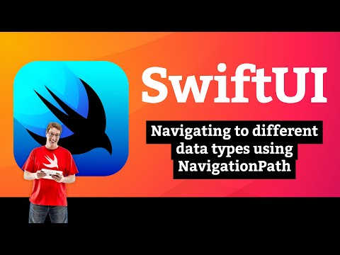 Navigating to different data types using NavigationPath – Navigation SwiftUI Tutorial 4/9 thumbnail