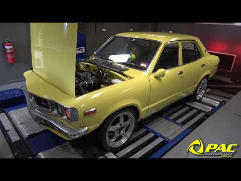 PAC PERFORMANCE - JAY'S 13B TURBO POWERED RX3 ON THE DYNO