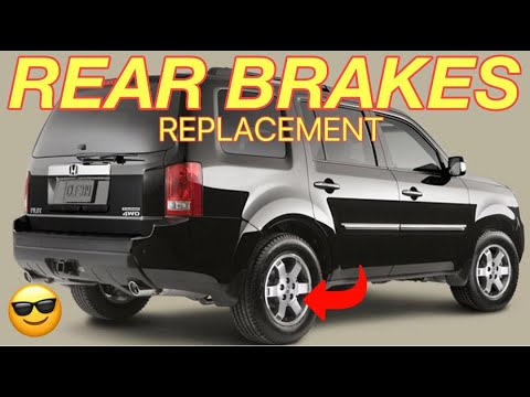 HONDA PILOT Rear BRAKES REPLACEMENT - Installing new Rear Brake Pads and Rotors on a Honda Pilot