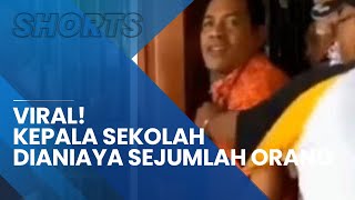 Viral Video Kepala Sekolah Dimassa di Depan Muridnya, Sempat Dipukul hingga Diseret Warga yang Marah