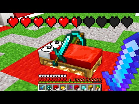 Minecraft Bedwars but my bed is my friend..