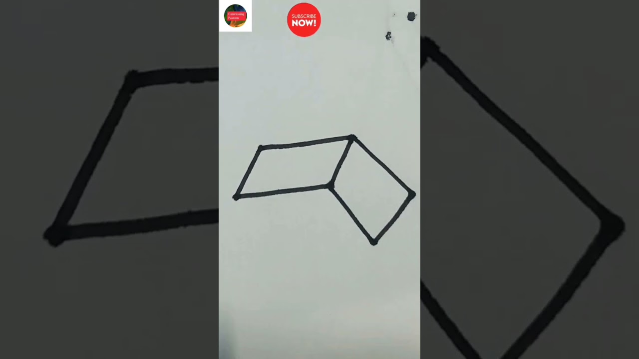 Draw a simple shape using these simple steps #shorts #ashortaday Canvassing Passion