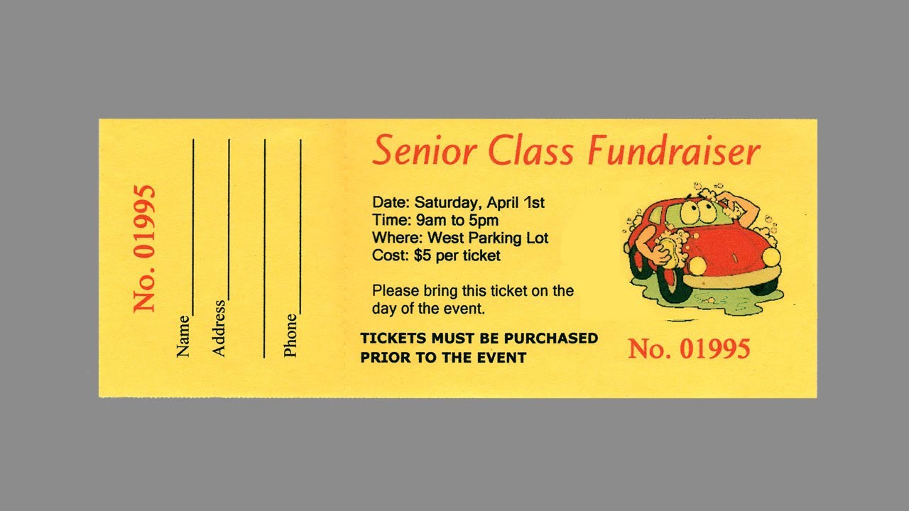 How to make your own raffle tickets (Part 2)