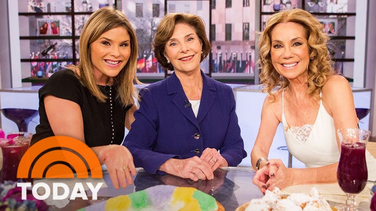 Laura Bush Visits Daughter Jenna And Kathie Lee | TODAY