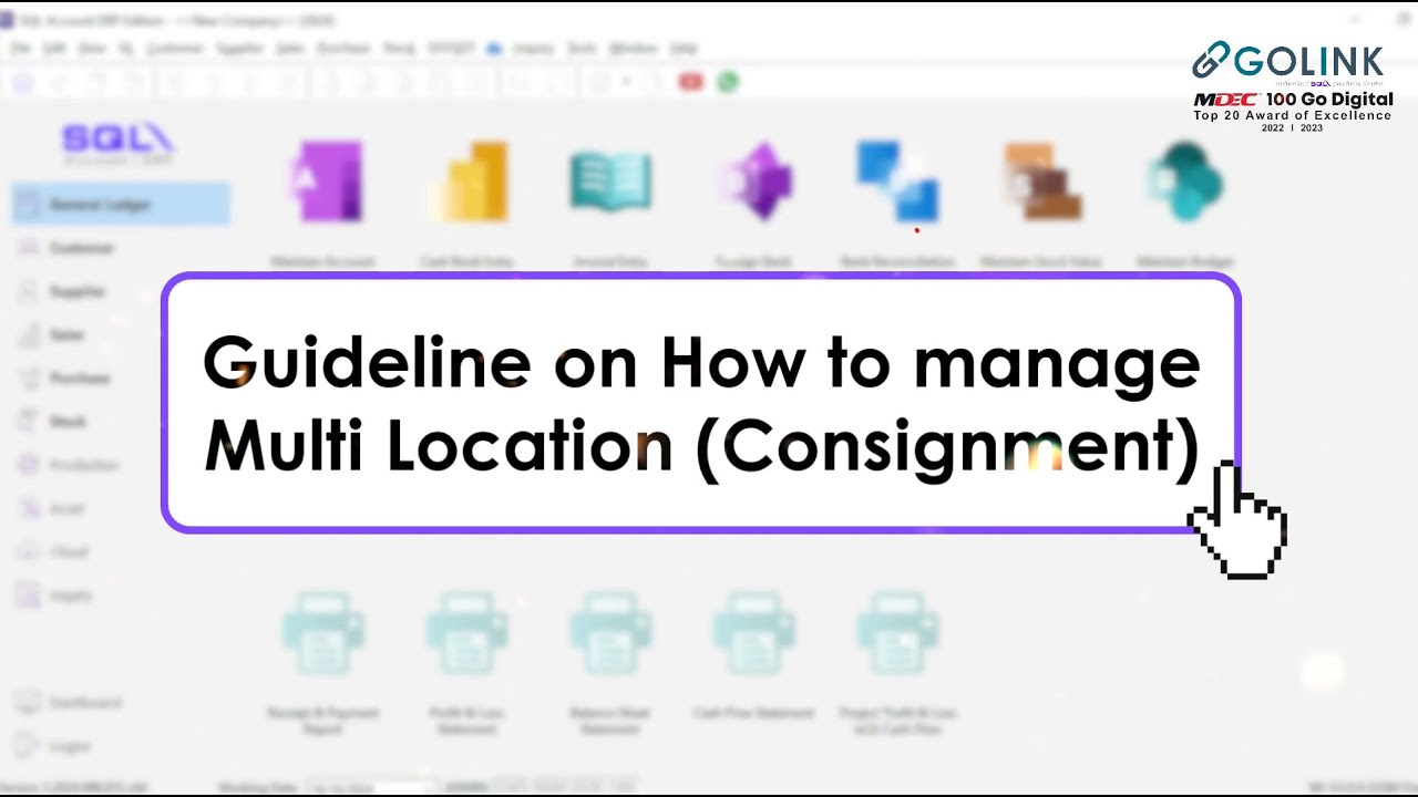 SQL Account | How to Manage Multi Location Consignment