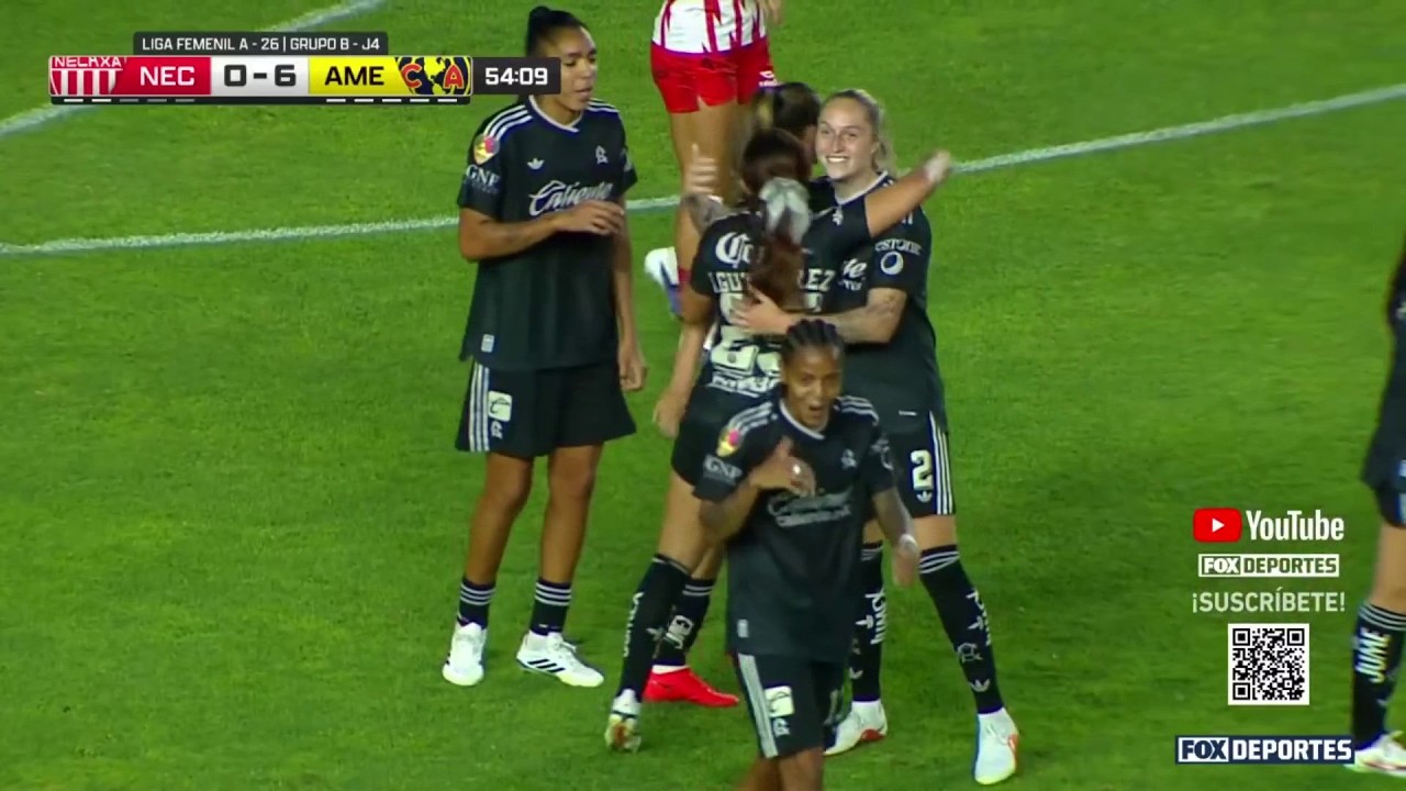 😳 ¡GOLEADA DEL AMÉRICA! | Necaxa 0-7 América | HIGHLIGHTS | Jornada 4 | Liga MX Femenil 2026