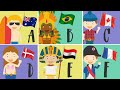 ABC Countries For Children Learn Alphabet With Countries And Flags For Toddlers Kids