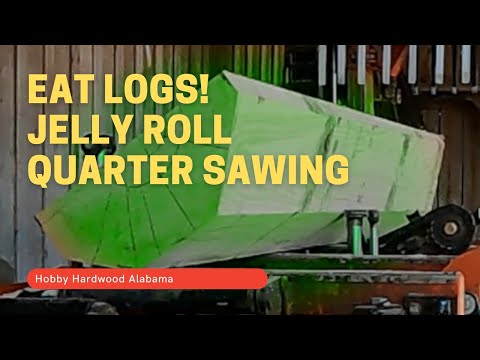 Reverse Roll Quartersawing. The Advanced Jelly Roll Technique at Hobby Hardwood