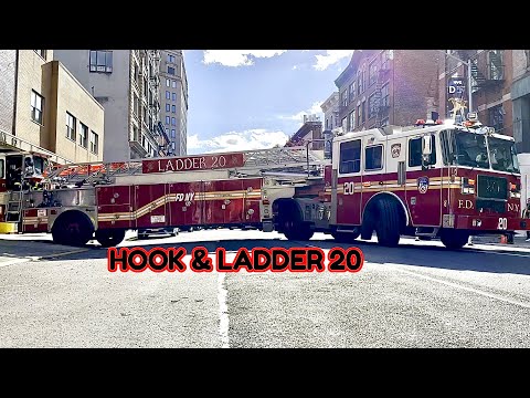 🌟 FLEET FRIDAY 🌟 FDNY HOOK & LADDER 20 ~ TRACTOR DRAWN AERIAL ~ TILLER
