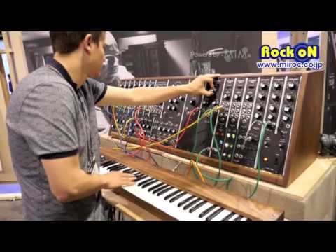 MOOG System 55 demonstration : NAMM2015 by RockoN