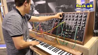 Video thumbnail for MOOG System 55 demonstration : NAMM2015 by RockoN by RockoNCompany