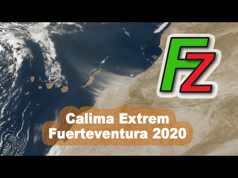 Calima Extrem auf Fuerteventura mit Satellitenfilm