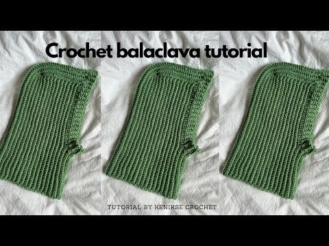Crochet balaclava tutorial I Kenikse Crochet