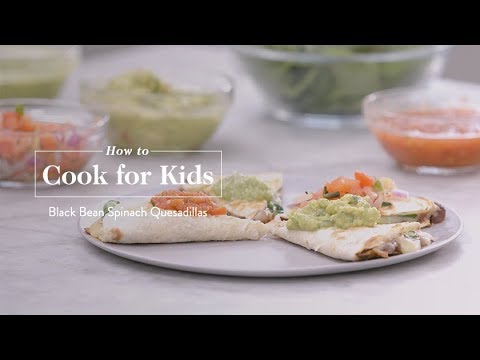 Kid-Friendly Recipe: Black Bean and Spinach Quesadillas | goop
