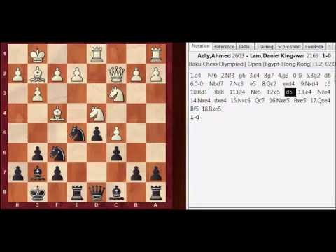 GM Adly Ahmed vs Lam Daniel King-wa ( Olympiad Baku 2016 Open R1)