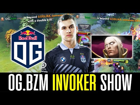 OG.bzm INVOKER Show - 17 KILLS in just 23 mins Game DOTA 2