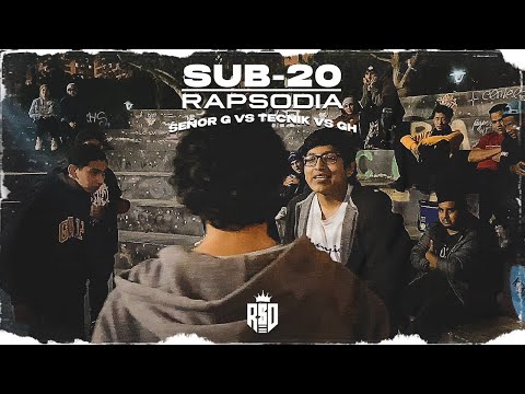 SEÑOR G VS TECNIK VS GH (OCTAVOS) || RAPSODIA SUB 20 FECHA #1 2K22