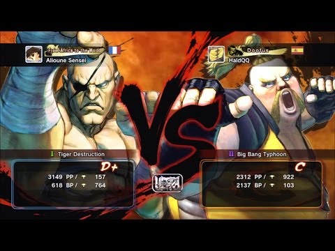Alioune Sensei [Sagat] vs HaldQQ [Rufus] USF4