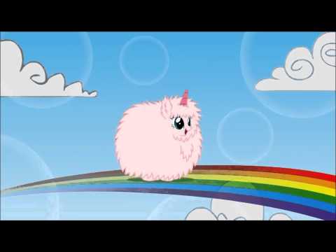 Pink Fluffy Unicorns Dancing on Rainbows - Fluffle Puff [1 HOUR LOOP] [HD]
