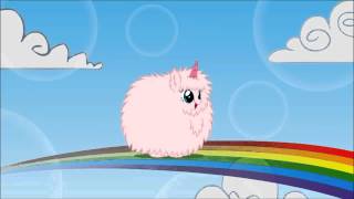 Pink Fluffy Unicorns Dancing on Rainbows - Fluffle Puff [1 HOUR LOOP] [HD]