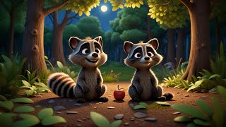 Four Little Raccoons Steal a Snack | Raccoon Song for Kids | Nursery Rhymes and Educational Songs gameplay video by Kathryn, 1:50 duration