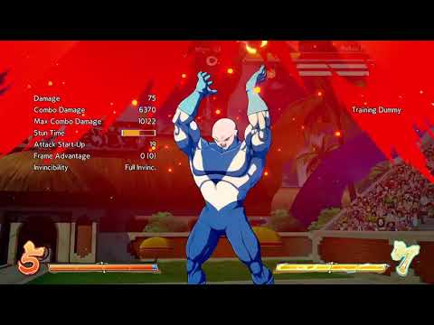 DBFZ Jiren  -about 3.25 bar- TOD with a cool Baby Revenge Blast usage!