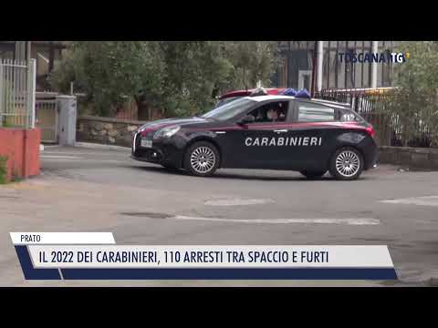 2022-12-23 PRATO - IL 2022 DEI CARABINIERI, 110 ARRESTI TRA SPACCIO E FURTI