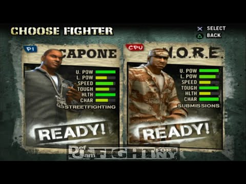 Def Jam Fight For NY | CAPONE vs NORE | 3 Matches | HARD! (PS3 1080p)