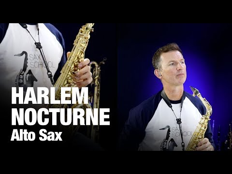 Harlem Nocturne played on alto sax from Sax School
