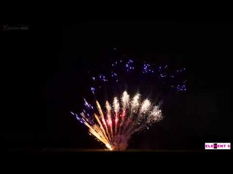 SCZF93 - 100s 30mm Ti Crackling Willow, Blue & Red Mines Z Fan (4k video)